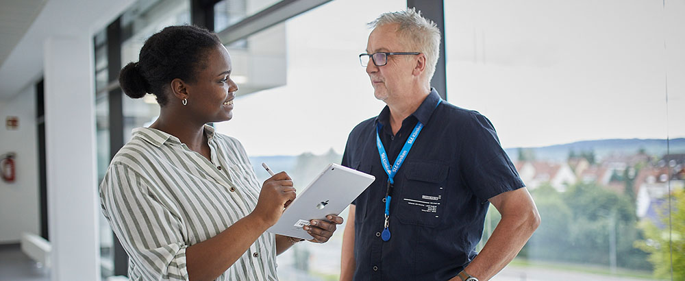 Mitarbeiter in der Krankenhausverwaltung