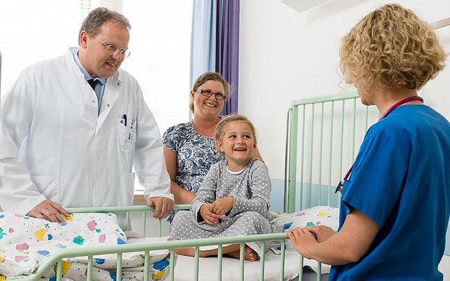 Kinderklinik: Vertrauen zu Ärzten und Schwestern