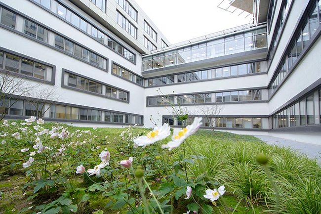 Abgeschlossene Bauprjekte: Neubau Klinikum am Gesundbrunnen - Innenhof