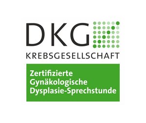 Logo DKG - Zertifizierte Gynäkologische Dysplasie-Sprechstunde