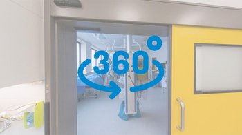 360° Einblicke: Sectio-OP, Überwachungsraum, CTG-Raum